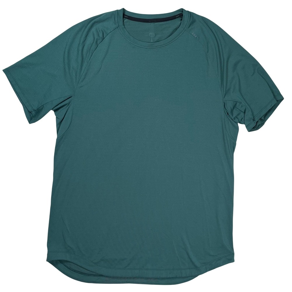 Lululemon Metal Vent Tech Shirt Mens XL Teal Green Activewear Short Sleeve Sport